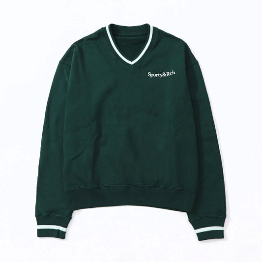 Sporty＆Rich スウェット グリーン オーバーサイズ 裏起毛