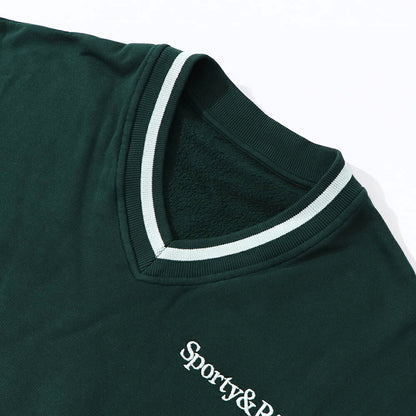 Sporty＆Rich スウェット グリーン オーバーサイズ 裏起毛