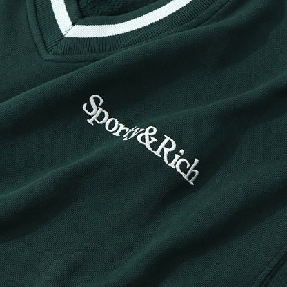 Sporty＆Rich スウェット グリーン オーバーサイズ 裏起毛