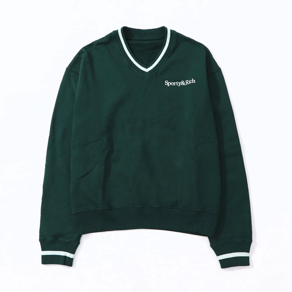 Sporty＆Rich スウェット グリーン オーバーサイズ 裏起毛