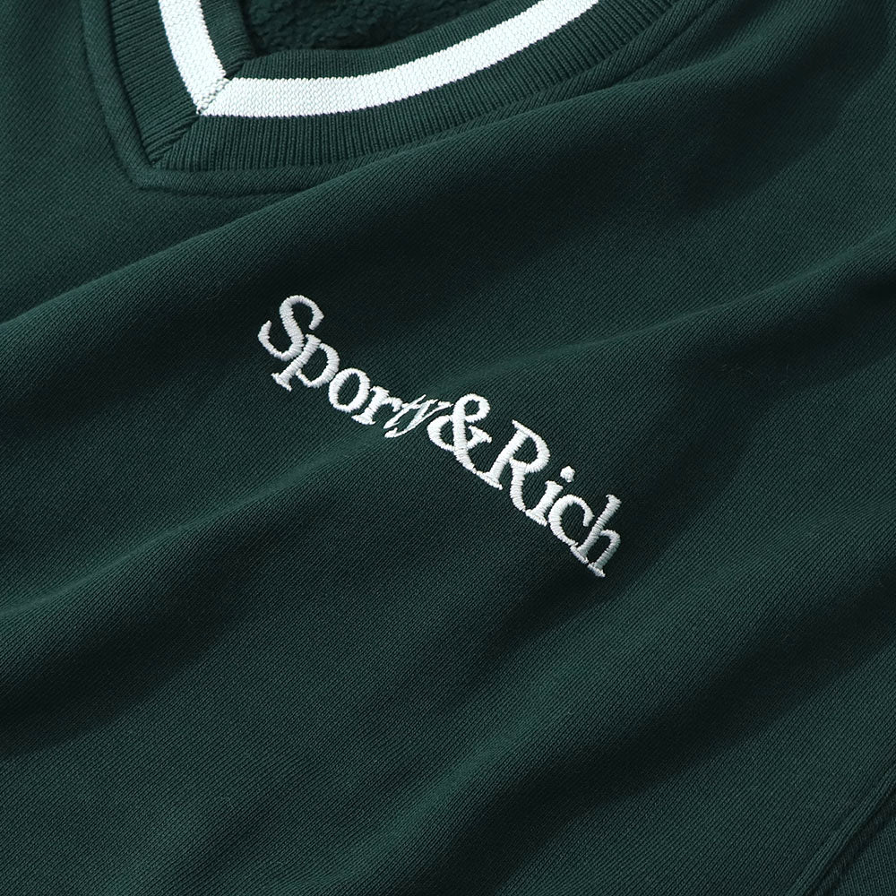 Sporty＆Rich スウェット グリーン オーバーサイズ 裏起毛