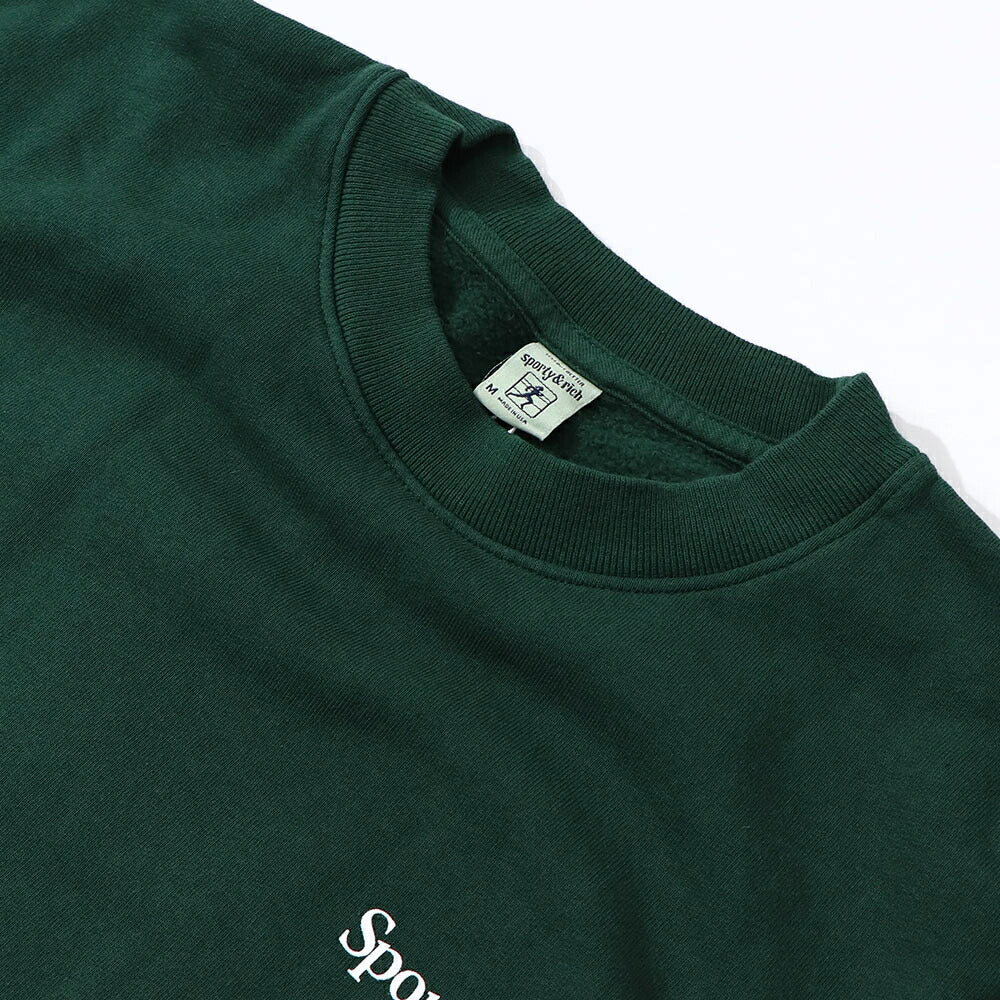 Sporty＆Rich スウェット グリーン 裏起毛 オーバーサイズ