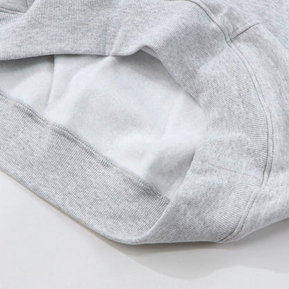 Sporty＆Rich トレーナー  グレー 裏起毛 ハーフジップ