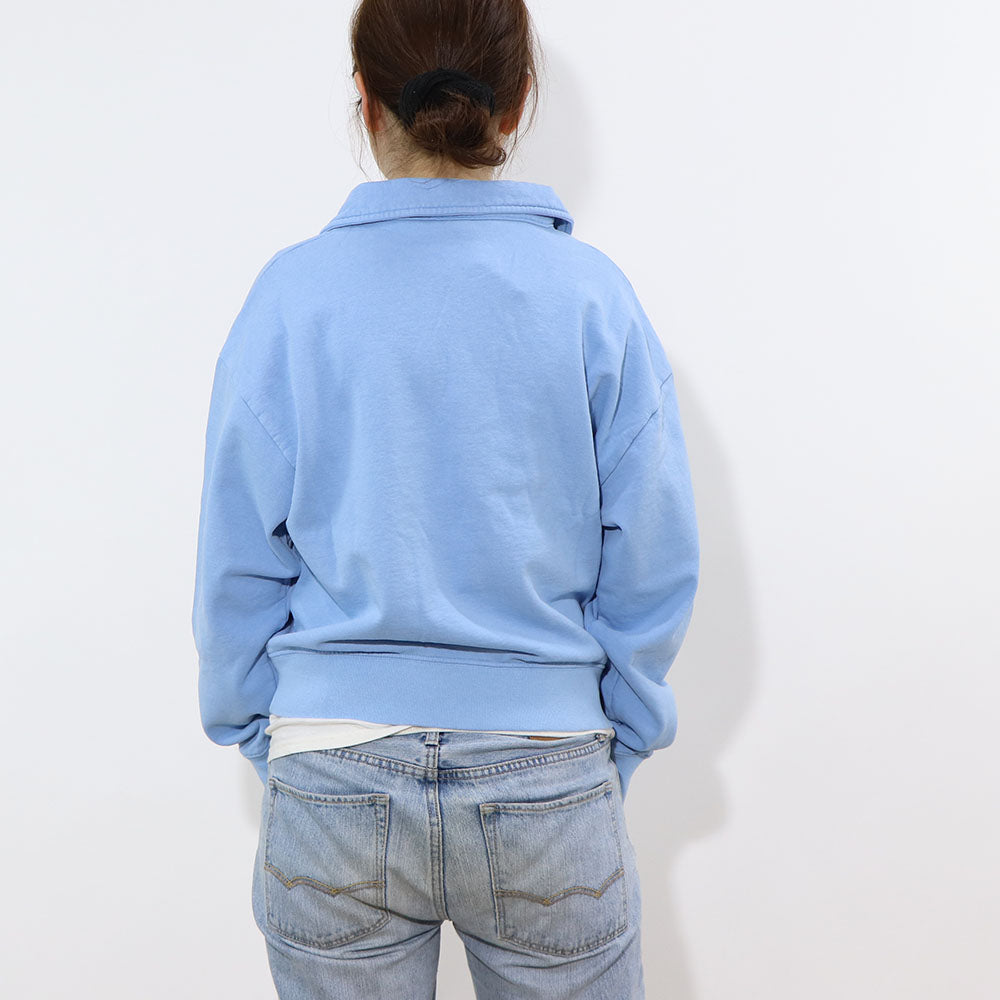 Sporty＆Rich トレーナー ライトブルー 裏起毛
