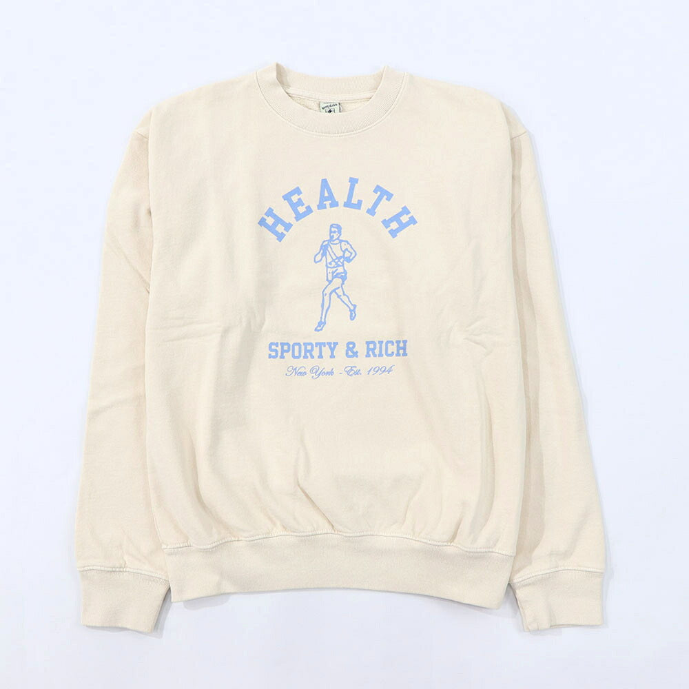 Sporty＆Rich トレーナー イエロー オーバーサイズ 裏起毛