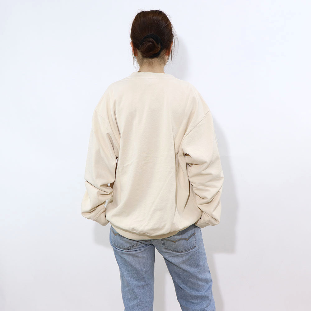 Sporty＆Rich トレーナー イエロー オーバーサイズ 裏起毛