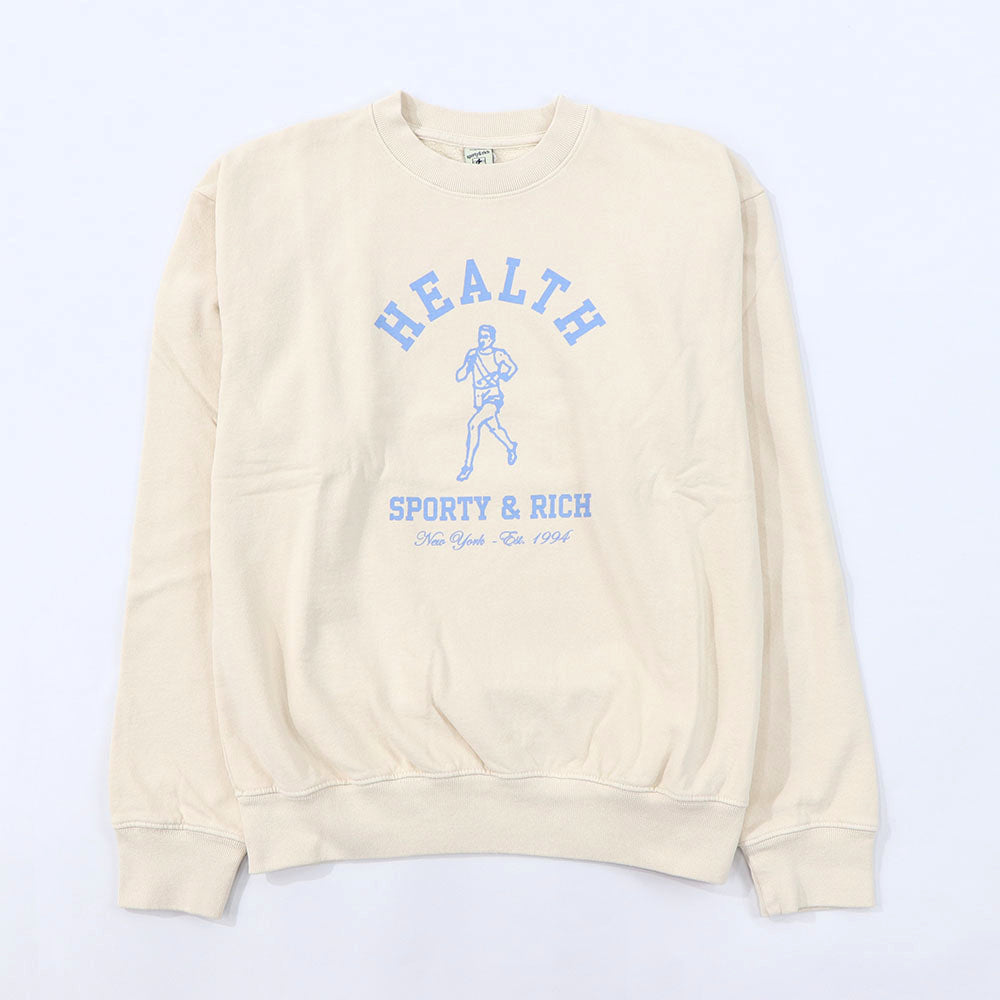 Sporty＆Rich トレーナー イエロー オーバーサイズ 裏起毛