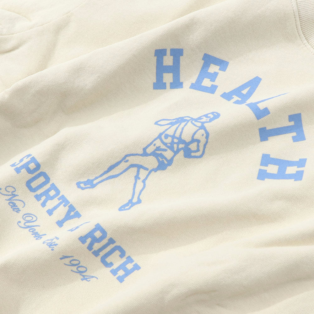 Sporty＆Rich トレーナー イエロー オーバーサイズ 裏起毛