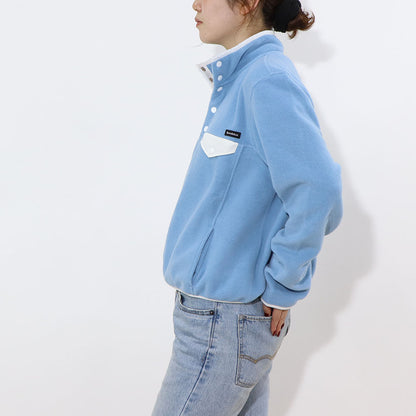 Sporty＆Rich トレーナー ブルー フリース 長袖 ハイネック