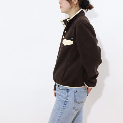 Sporty＆Rich トレーナー ブラウン フリース 長袖 ハイネック