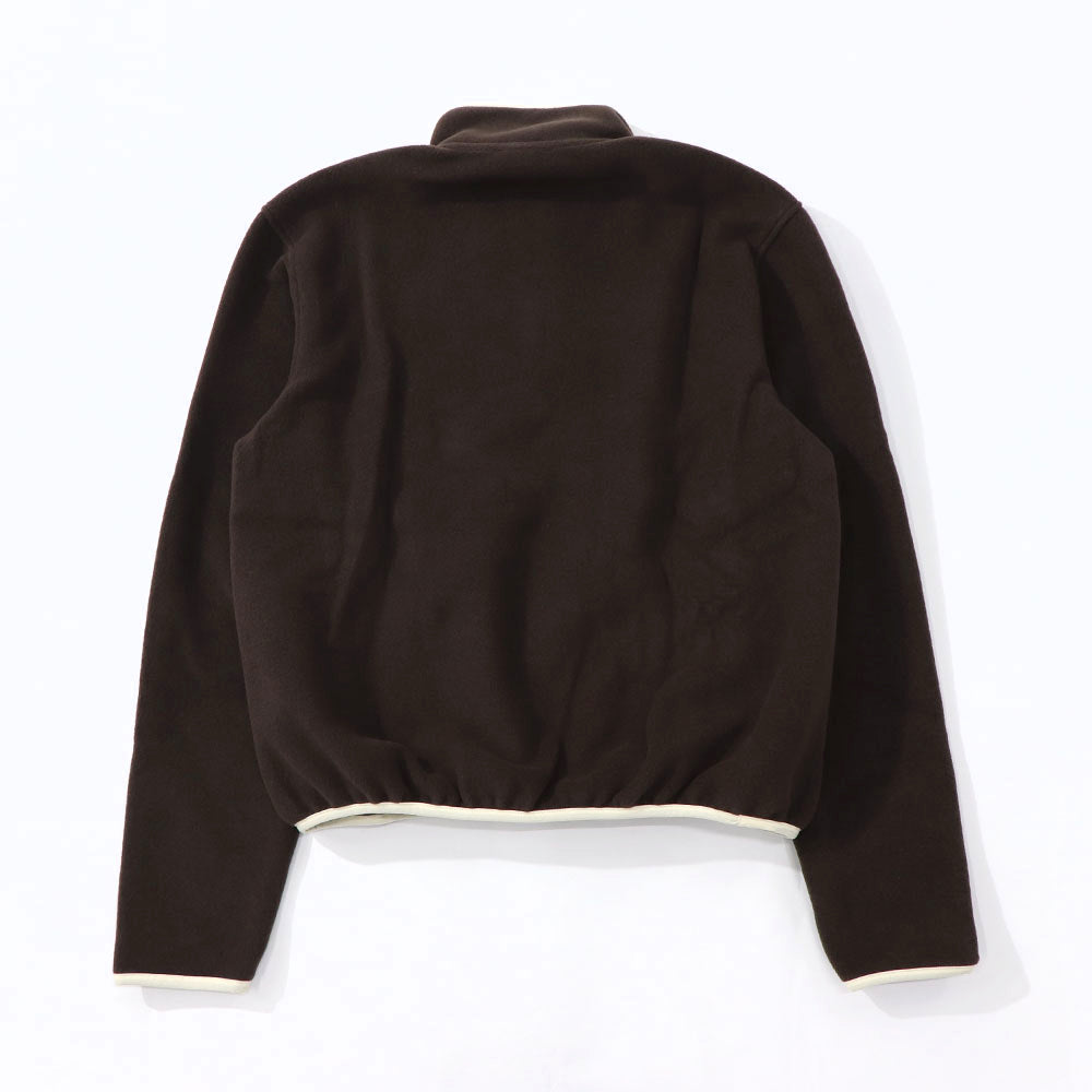 Sporty＆Rich トレーナー ブラウン フリース 長袖 ハイネック