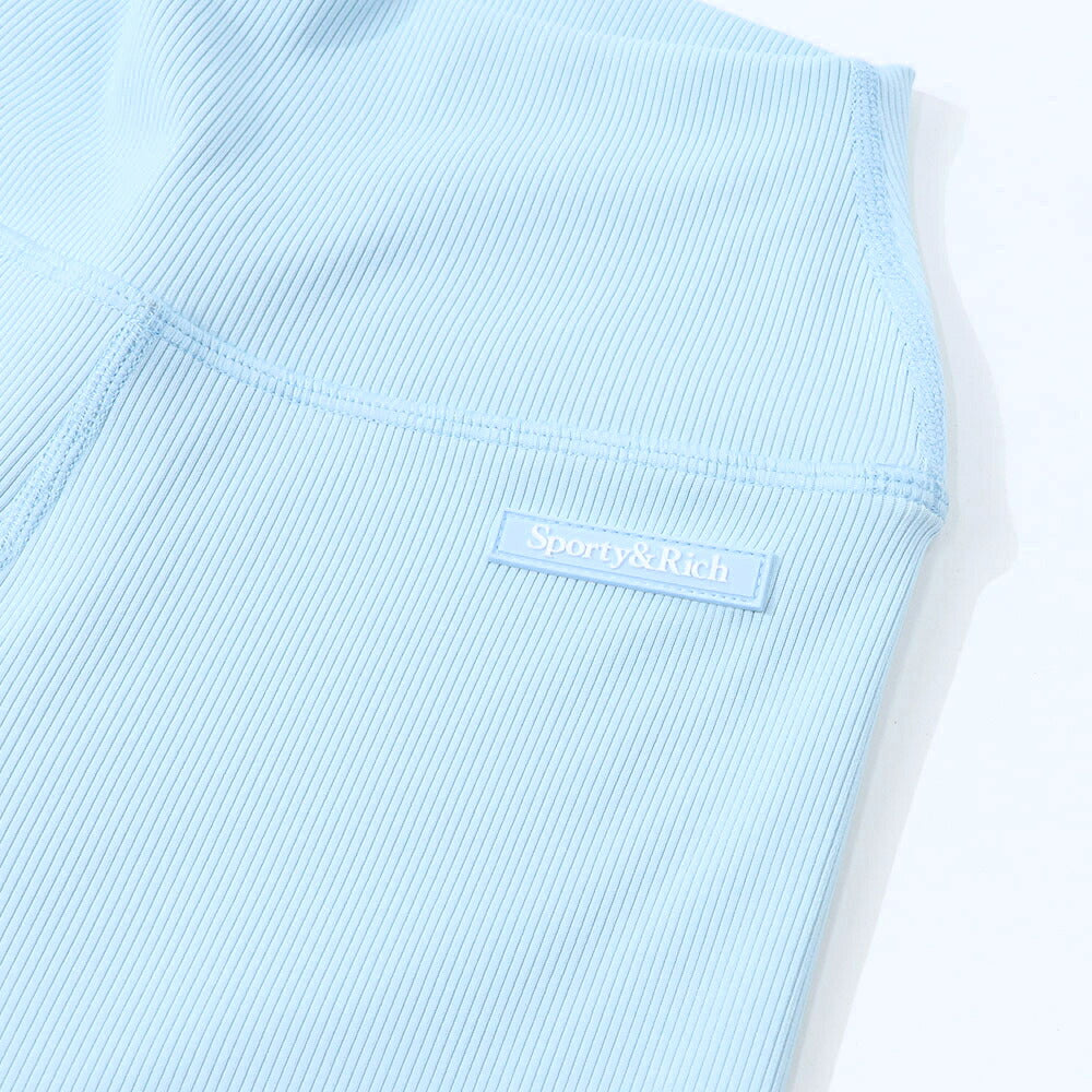 Sporty＆Rich ボトムス ロングパンツ ライトブルー スパッツ