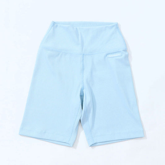 Sporty＆Rich ボトムス ショートパンツ ライトブルー スパッツ