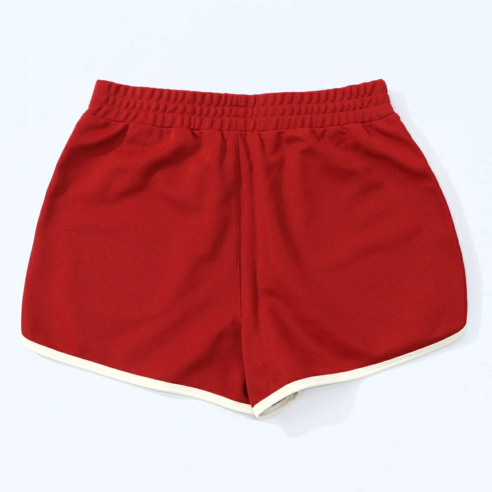 Sporty＆Rich ボトムス ショートパンツ レッド ラインパンツ