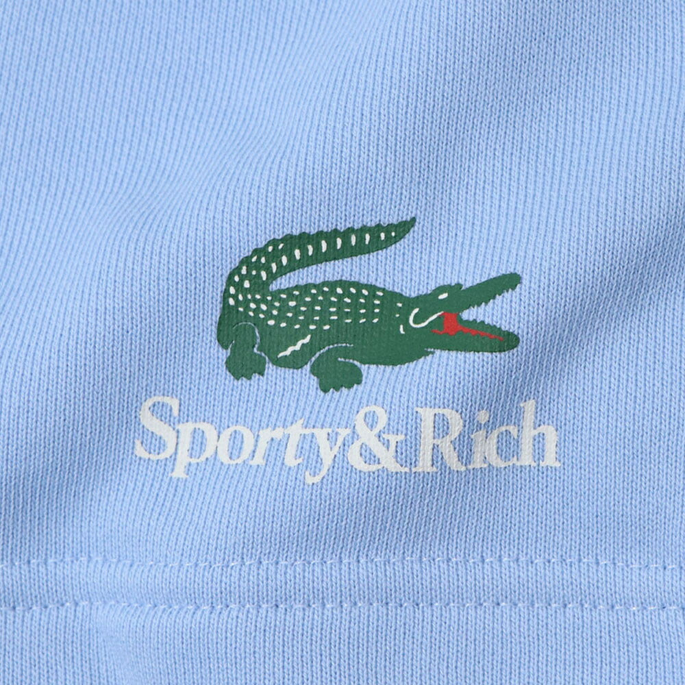 Sporty＆Rich×LACOSTE コラボ ショートパンツ スウェット