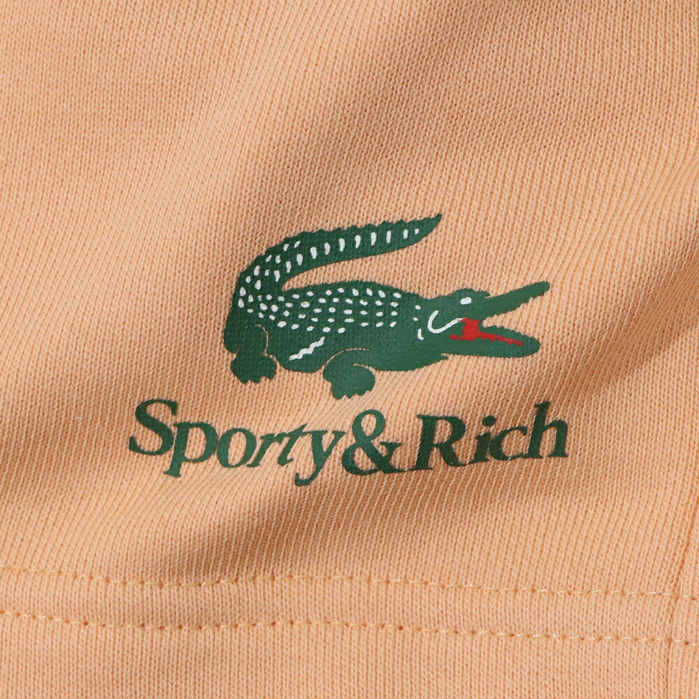Sporty＆Rich×LACOSTE コラボ ショートパンツ スウェット