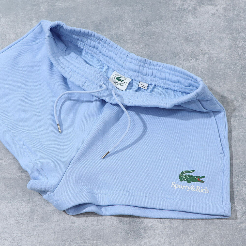Sporty＆Rich×LACOSTE コラボ ショートパンツ スウェット
