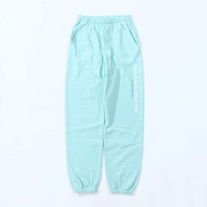 Sporty＆Rich ロングパンツ ブルー スウェットパンツ