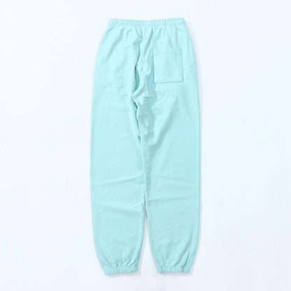 Sporty＆Rich ロングパンツ ブルー スウェットパンツ
