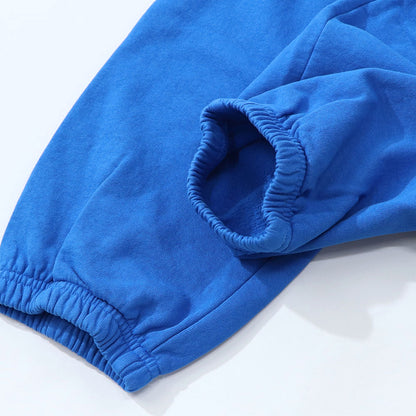 Sporty＆Rich ロングパンツ ブルー スウェットパンツ