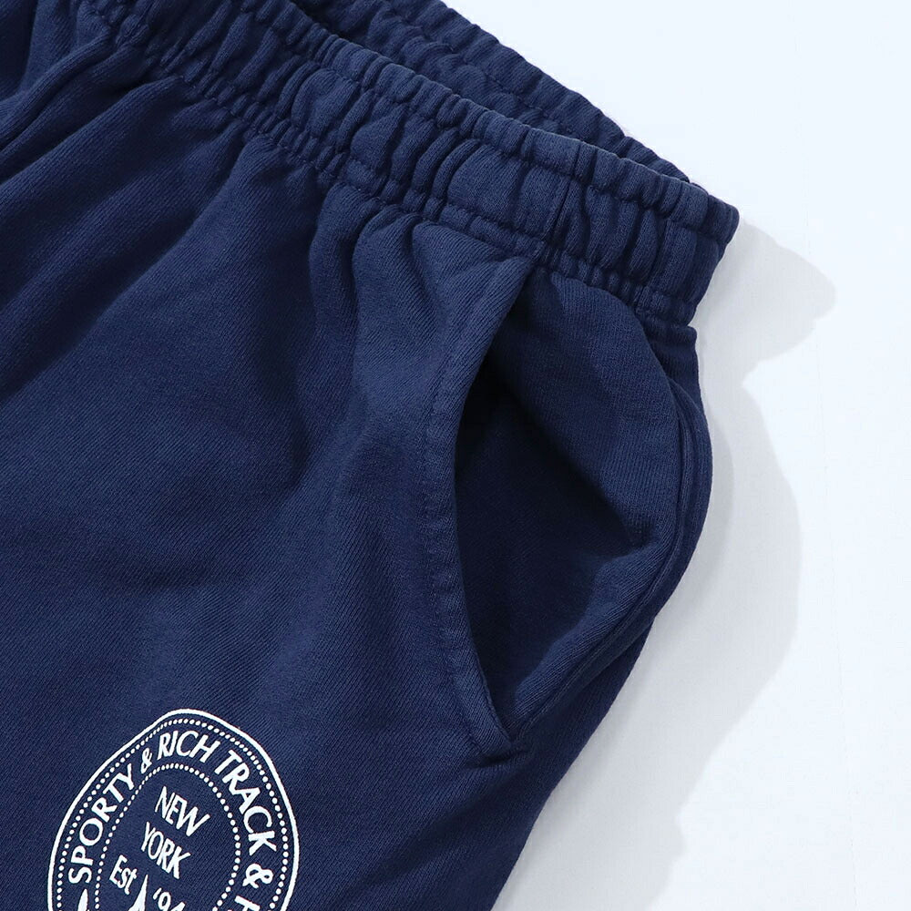 Sporty＆Rich ロングパンツ  ネイビー スウェットパンツ