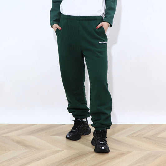 Sporty＆Rich ボトムス ロングパンツ グリーン スウェットパンツ