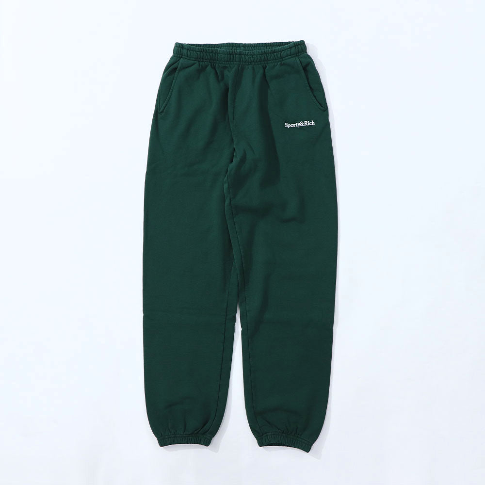 Sporty＆Rich ボトムス ロングパンツ グリーン スウェットパンツ