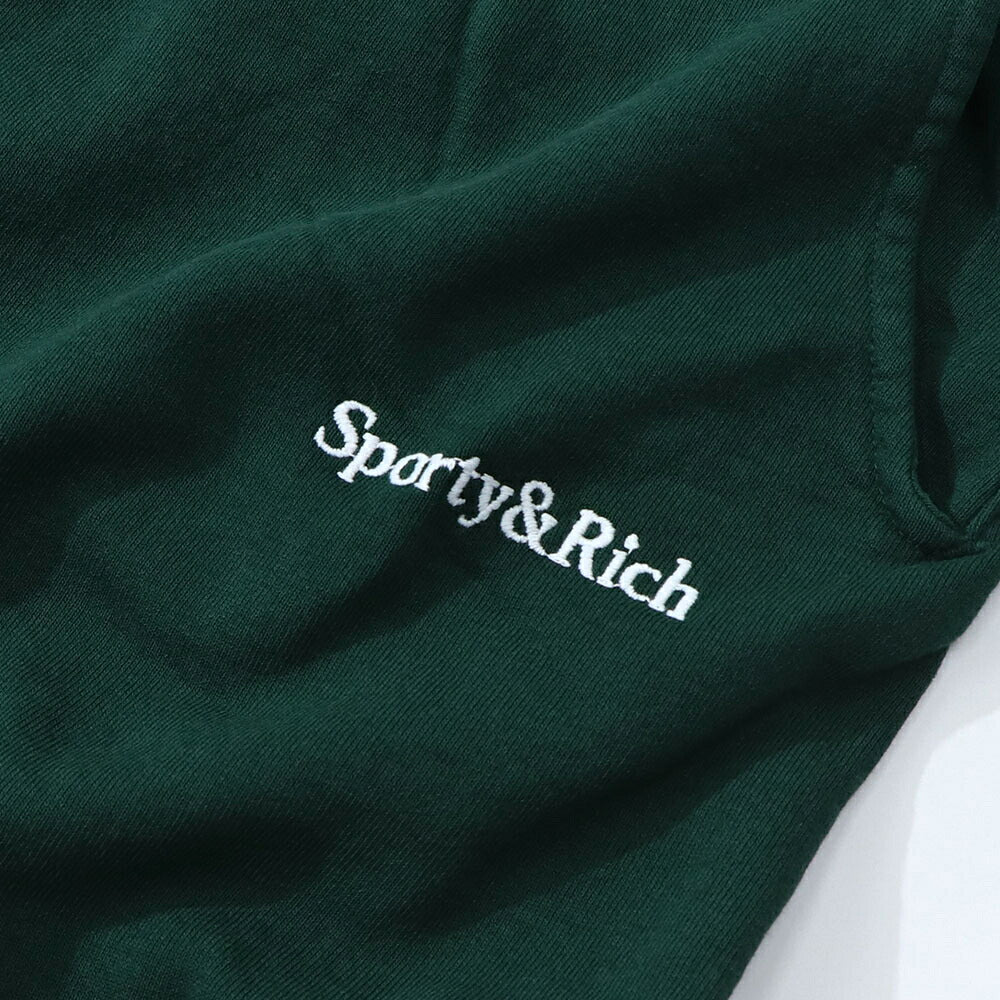 Sporty＆Rich ボトムス ロングパンツ グリーン スウェットパンツ