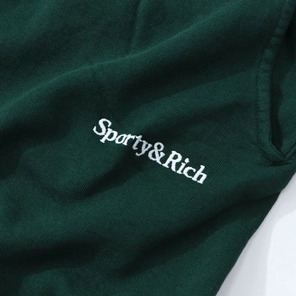 Sporty＆Rich ボトムス ロングパンツ グリーン スウェットパンツ
