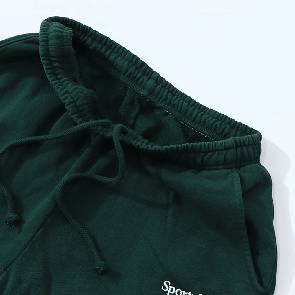 Sporty＆Rich ボトムス ロングパンツ グリーン スウェットパンツ