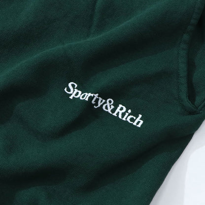Sporty＆Rich ボトムス ロングパンツ グリーン スウェットパンツ