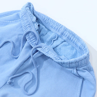 Sporty＆Rich ロングパンツ ライトブルー スウェットパンツ