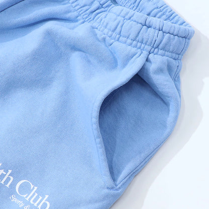 Sporty＆Rich ロングパンツ ライトブルー スウェットパンツ