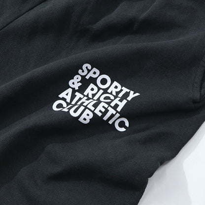 Sporty＆Rich ボトムス ロングパンツ ブラック スウェットパンツ