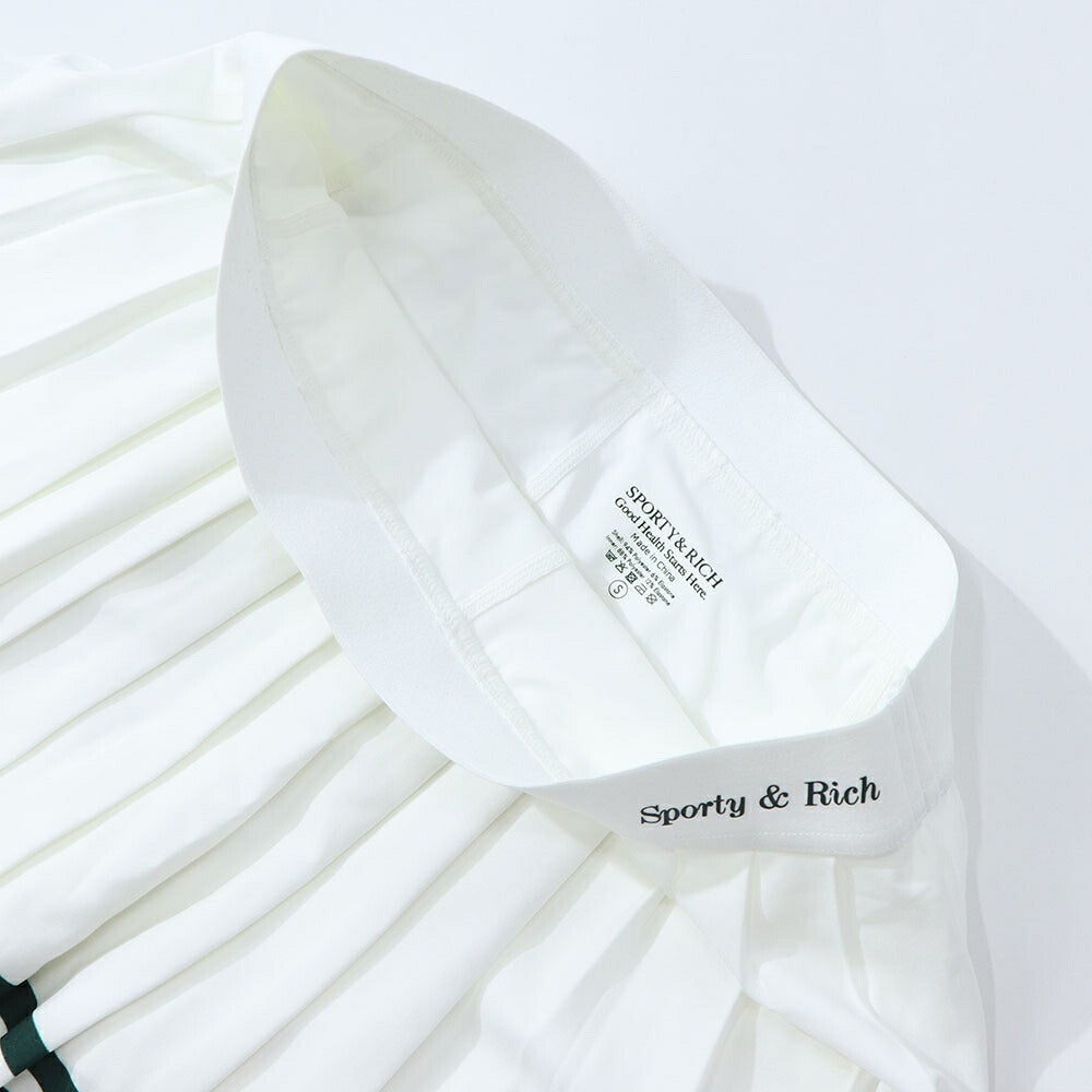 Sporty & Rich プリーツスカート アイボリー Sporty & Rich プリーツスカート アイボリー Sporty & Rich プリーツ