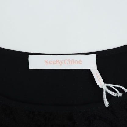 シーバイクロエ CHS22AHT18027 ブラウス ブラック