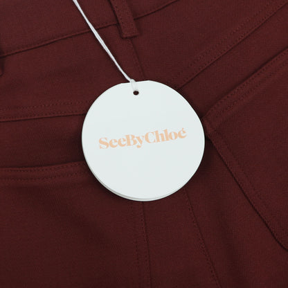 シーバイクロエ CHS22APA11032 27Q パンツ ブラウン