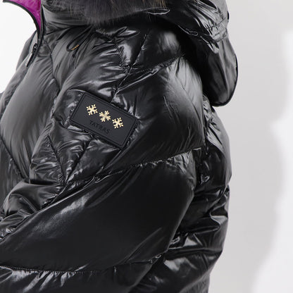 TATRAS ダウンジャケット NENEO ネネオ ブラック×パープル