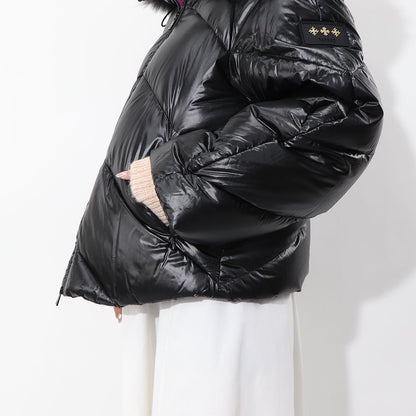 TATRAS ダウンジャケット NENEO ネネオ ブラック×パープル