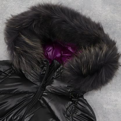 TATRAS ダウンジャケット NENEO ネネオ ブラック×パープル