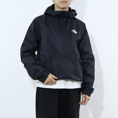 THE NORTH FACE  ANTORA RAIN HOODIE ブラック ナイロンジャケット ロゴ NF0A7QF3JK3