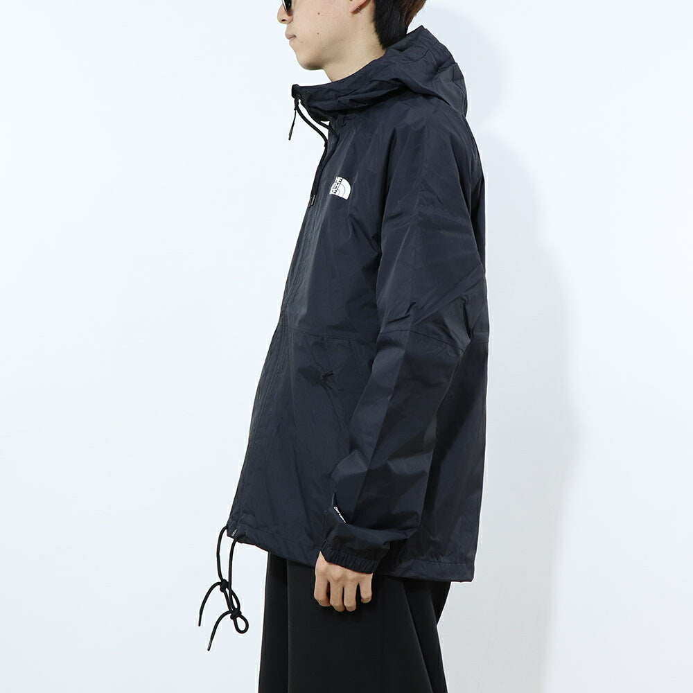 THE NORTH FACE  ANTORA RAIN HOODIE ブラック ナイロンジャケット ロゴ NF0A7QF3JK3