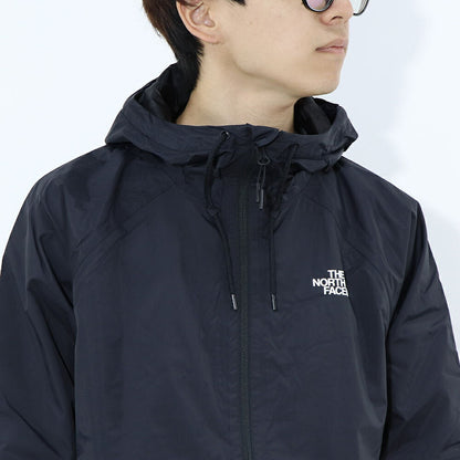 THE NORTH FACE  ANTORA RAIN HOODIE ブラック ナイロンジャケット ロゴ NF0A7QF3JK3