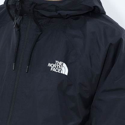 THE NORTH FACE  ANTORA RAIN HOODIE ブラック ナイロンジャケット ロゴ NF0A7QF3JK3