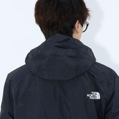 THE NORTH FACE  ANTORA RAIN HOODIE ブラック ナイロンジャケット ロゴ NF0A7QF3JK3