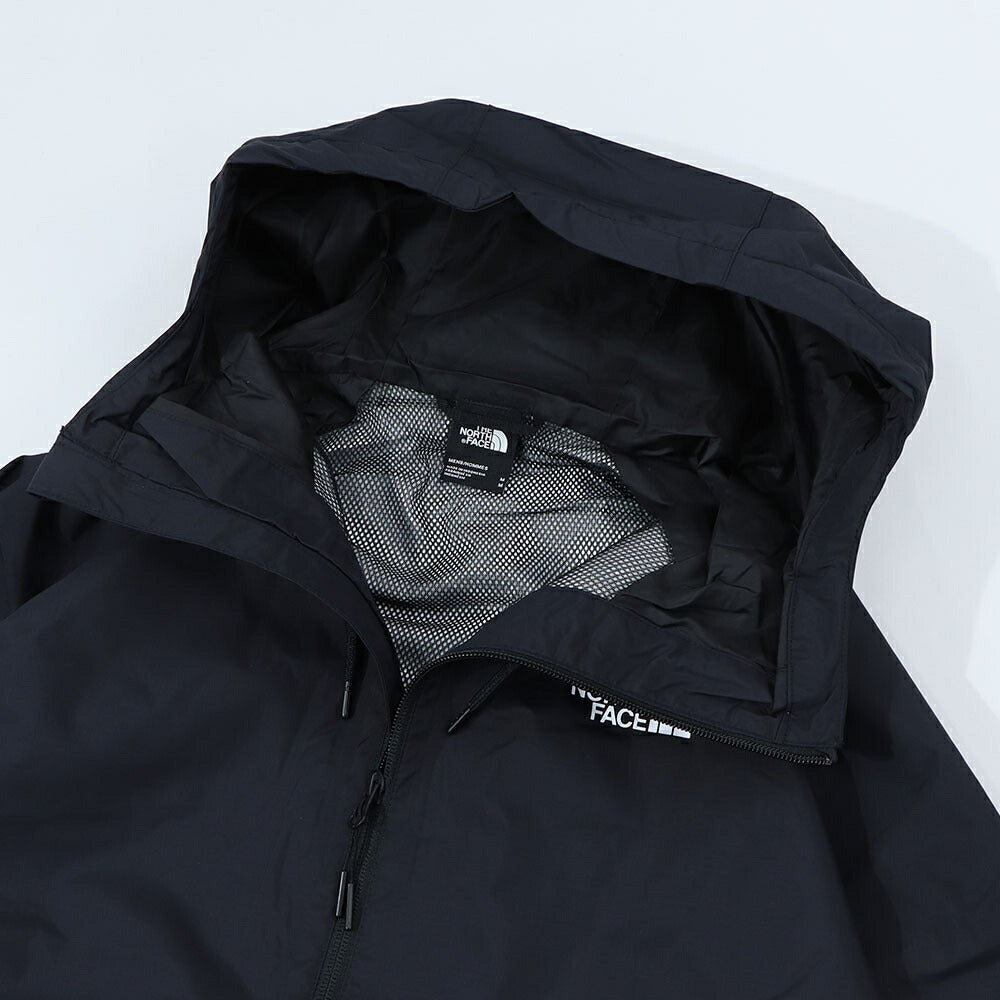 THE NORTH FACE  ANTORA RAIN HOODIE ブラック ナイロンジャケット ロゴ NF0A7QF3JK3