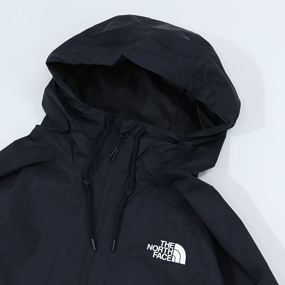 THE NORTH FACE  ANTORA RAIN HOODIE ブラック ナイロンジャケット ロゴ NF0A7QF3JK3