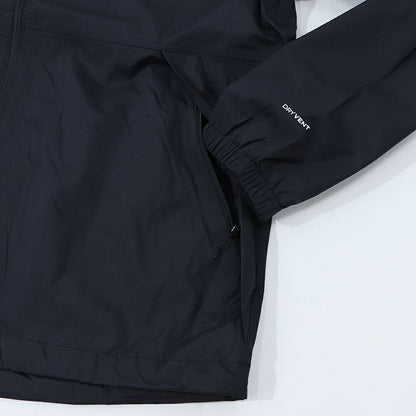 THE NORTH FACE  ANTORA RAIN HOODIE ブラック ナイロンジャケット ロゴ NF0A7QF3JK3