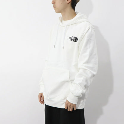 ザ ノース フェイス THE NORTH FACE スウェット・パーカー ユニセックス ホワイト ハーフドーム ロゴプリント 裏起毛 フーディ