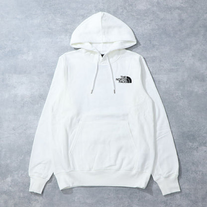 ザ ノース フェイス THE NORTH FACE スウェット・パーカー ユニセックス ホワイト ハーフドーム ロゴプリント 裏起毛 フーディ